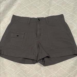 Time and Tru Gray Cargo Shorts Durable Mid-Thigh